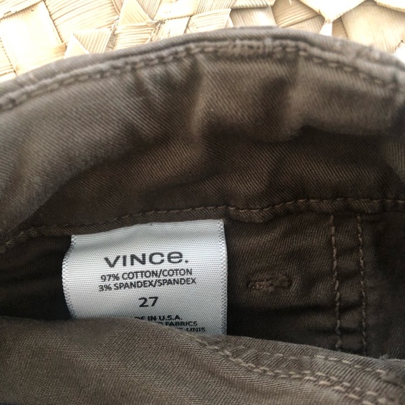 VINCE elastic hem utility pants 27 - Picture 7 of 10